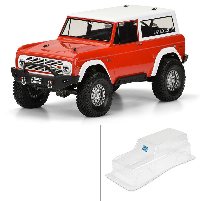 PRO331360 Proline 1973 Ford Bronco Clear Body, 1/10 Rock Crawler, PR3313-60 Proline