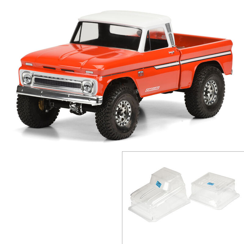 PRO348300 Proline 1966 Chevy C-10 Clear Body, Trail Honcho 12.3, PR3483-00 Proline