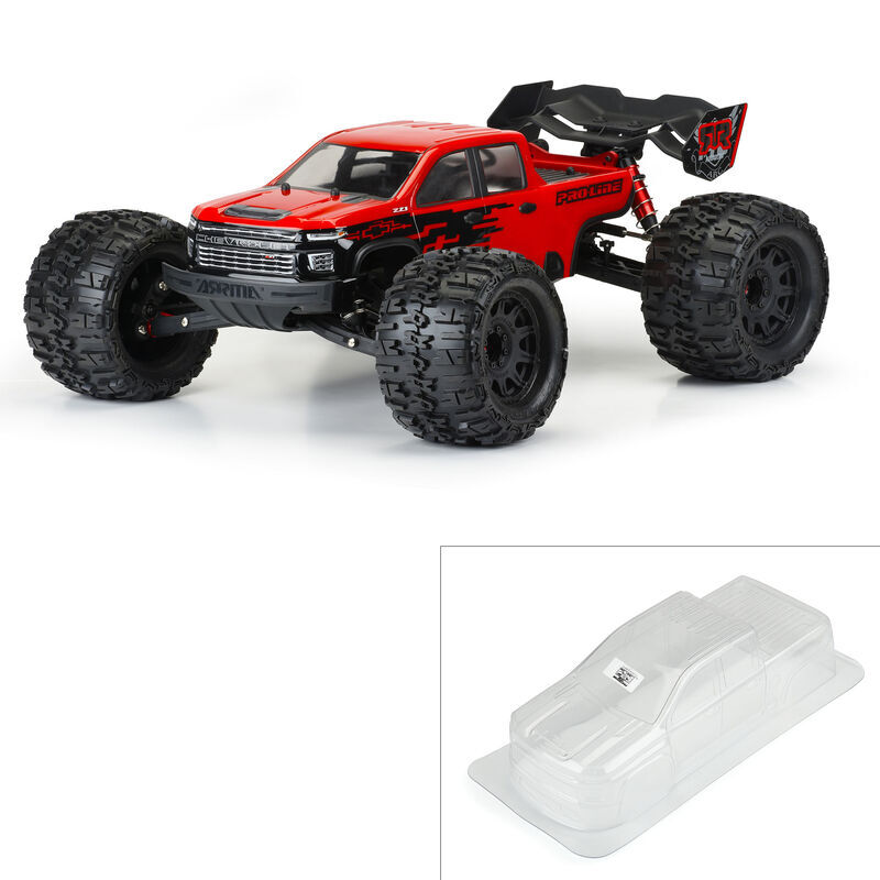 PRO359200 Proline 1/8 2021 Chevrolet Silverado 2500 HD Clear Body, PR3592-00 Proline