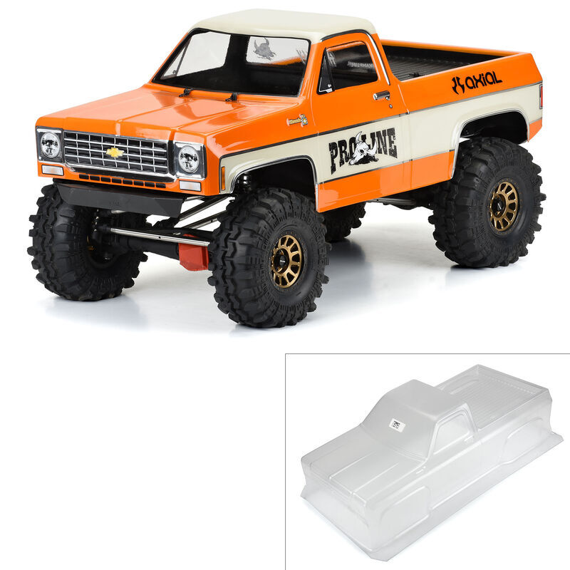 PRO359800 Proline 1/6 1978 Chevy K-10 Clear Body, SCX6 Proline