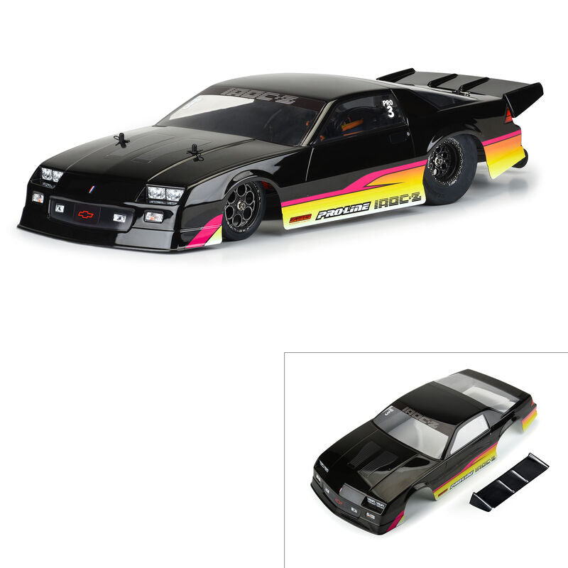 PRO360216 Proline 1985 Chevy IROC-Z 40th Anniversary Painted Body, Black Proline