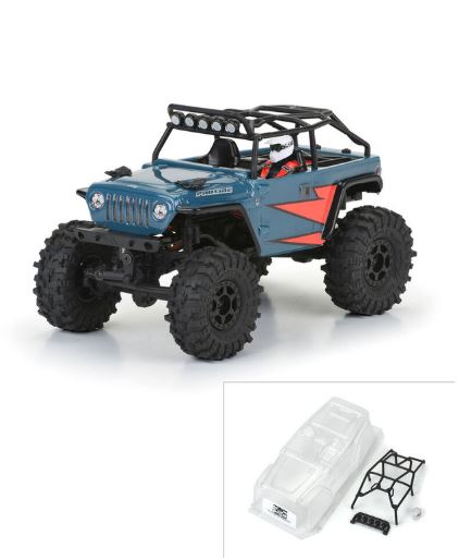Proline 2004 Jeep LJ Clear Body with Trail Cage for Axial SCX24 PRO366400