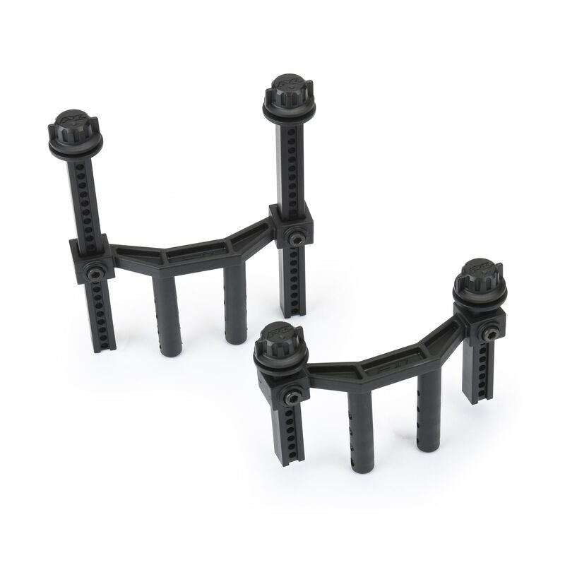PRO637500 Proline 1/10 Extended Front/Rear Body Mounts, Granite 4x4, PR6375-00 Proline