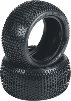 PRO823102 Proline 1/10 Blockade M3 Rear 2.2in Off-Road Buggy Tyres, 2pcs