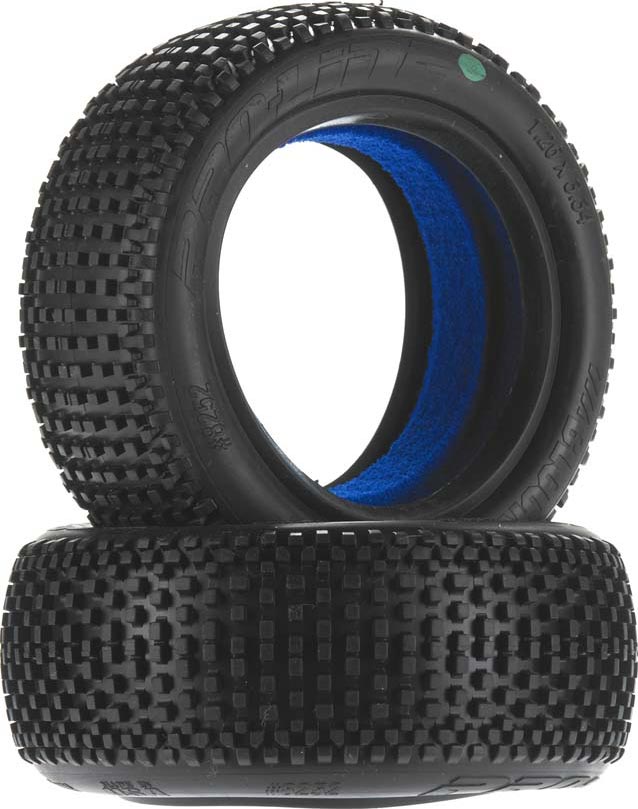 PRO825202 Proline 1/10 Blockade M3 4WD Front 2.2in Off-Road Buggy Tyres, 2pcs