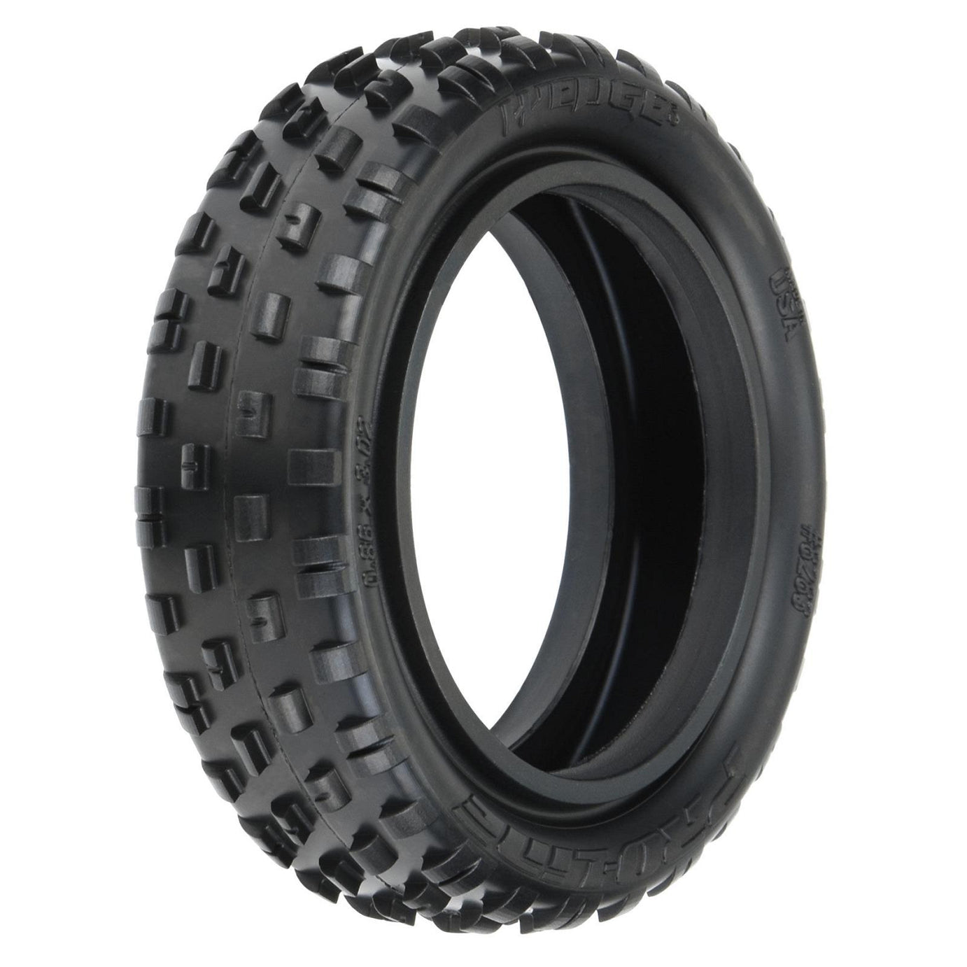 PRO8283303 Proline 1/10 Wedge Gen 3 CR3 2WD Front 2.2in Carpet Buggy Tyres, 2pcs Proline