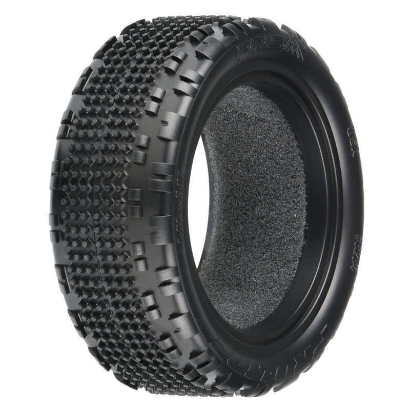 PRO8284303 Proline 1/10 Prism 2.0 CR3 4WD Front 2.2in Carpet Buggy Tyres, 2pcs Proline