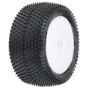 PRO829713 Proline Prism Carpet Tyres Mounted on White Wheels, Mini-B Rear, PR8297-13 Proline