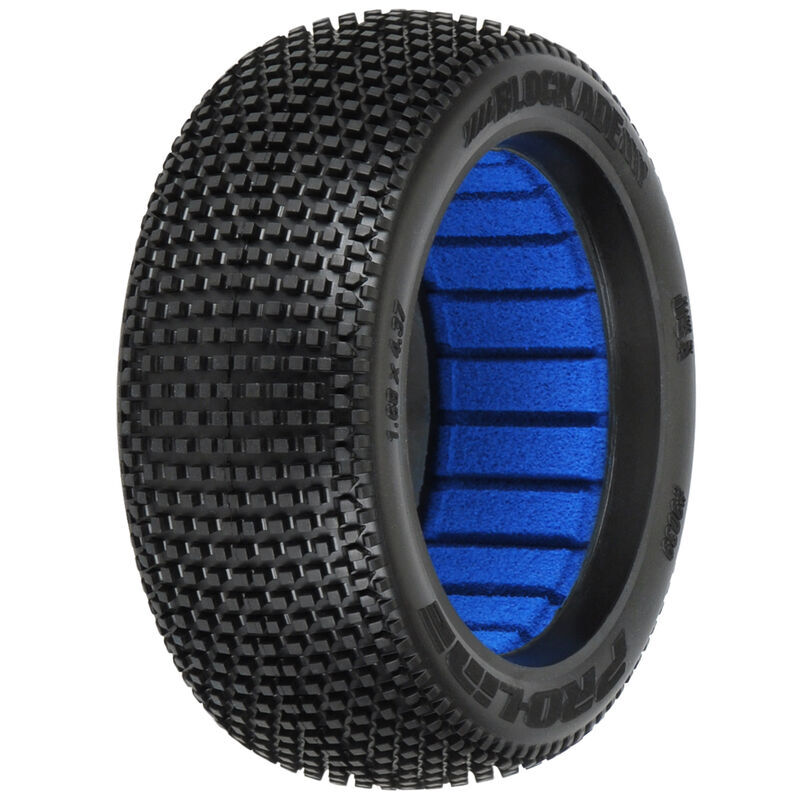 PRO903902 Proline 1/8 Blockade M3 Front/Rear Off-Road Buggy Tyres, 2pcs Proline