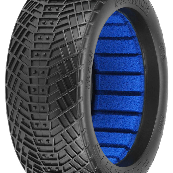 PRO906117 Proline 1/8 Positron MC Clay Front/Rear Off-Road Buggy Tyres, 2pcs