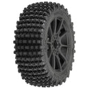 PRO907421 Proline 1/8 Gladiator M2 Front / Rear Buggy Tyre Mounted on Black Mach 10 Wheels, 2pcs Proline