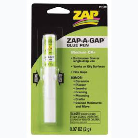 ZAP PT-103 .07 OZ. GREEN ZAP-A-GAP PEN (CARDED) ZAP