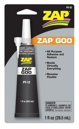 (DG) ZAP PT-12 1 OZ. ZAP-GOO (CARDED) 1 X  TUBE (12 PER BOX)