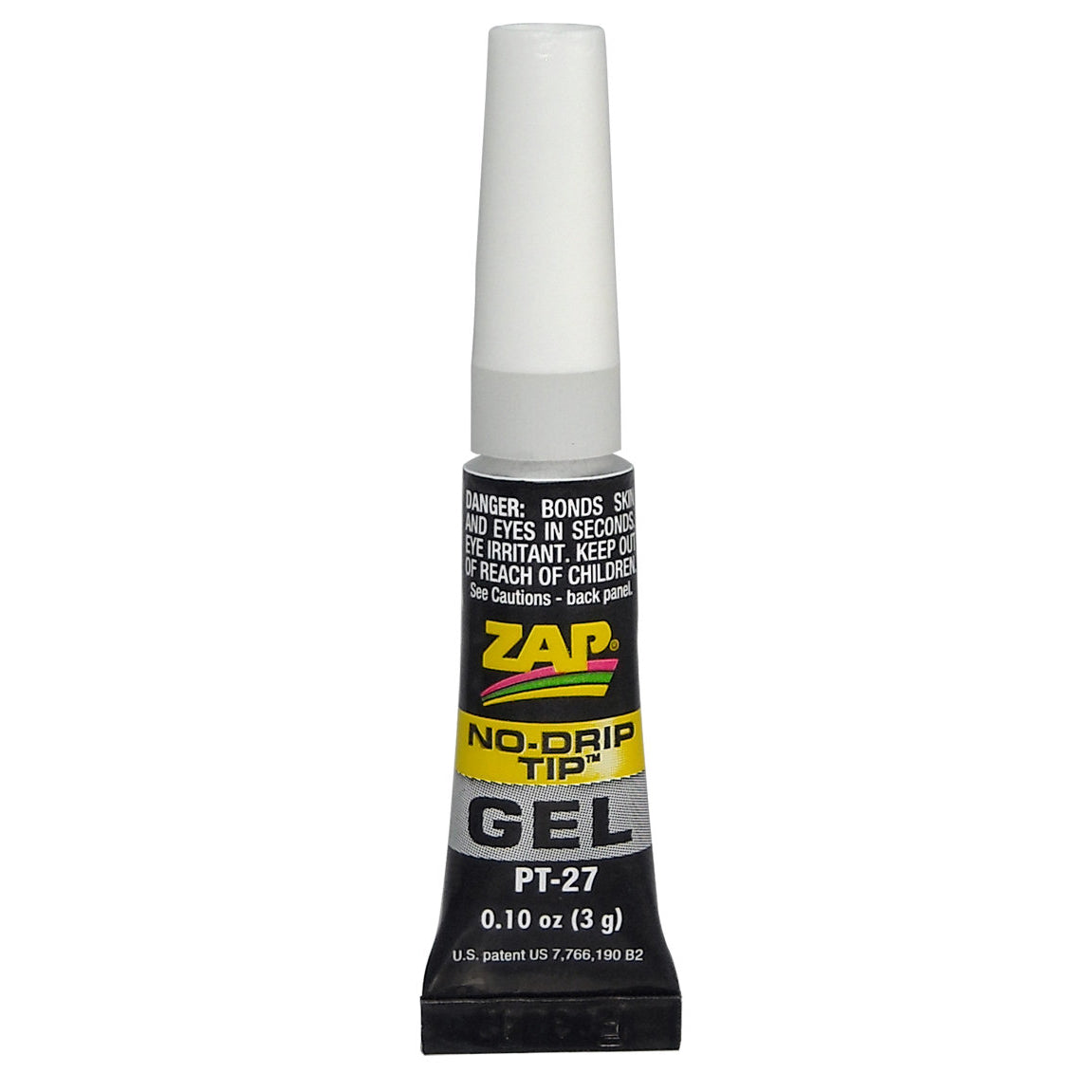 ZAP PT-27 .1 OZ ZAP GEL CA NO DRIP-SUCK BACK TUBE ZAP