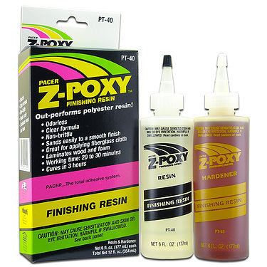 ZAP PT-40 12 OZ. Z-POXY FINISHING RESIN ZAP