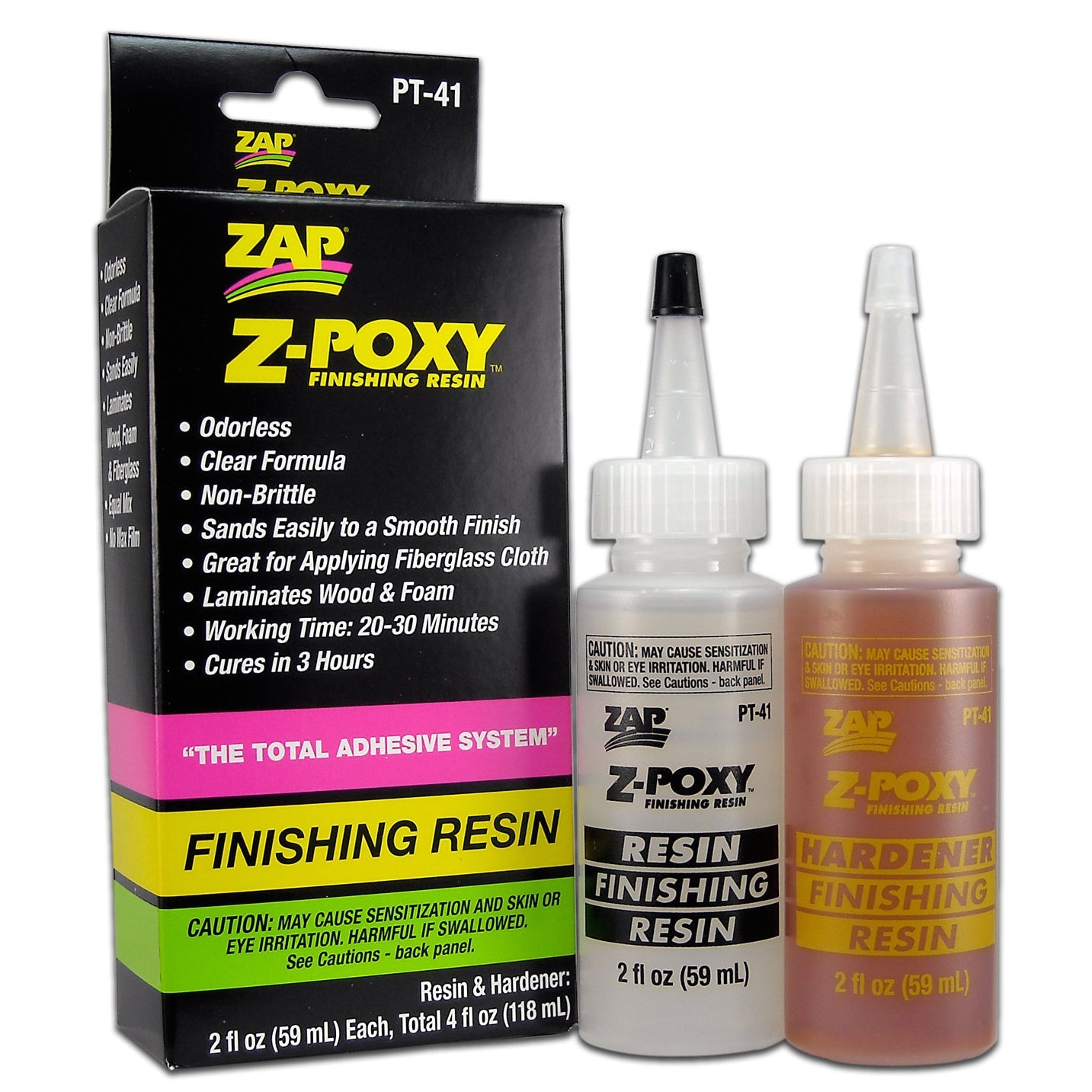 ZAP PT-41 4 OZ.  Z-POXY FINISHING RESIN ZAP