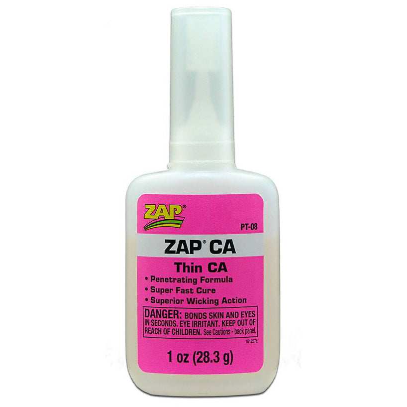 Zap-A-Gap CA Thin Cyanoacrylate (Pink) 1oz/28.3g PT08