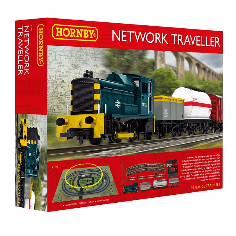 R1279SF HORNBY NETWORK TRAVELLER TRAIN SET