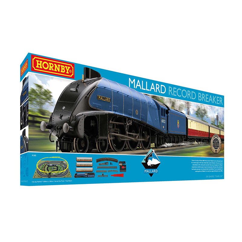 R1282SF HORNBY MALLARD RECORD BREAKER TRAIN SET