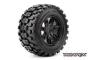 R4004-B0 Rhythm Black wheel with 0 offset 17mm hex mounted Roapex