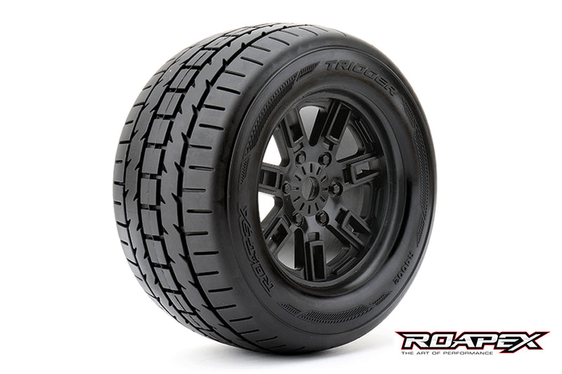 R4005-B0 Morph Black wheel with 0 offset 17mm hex mounted