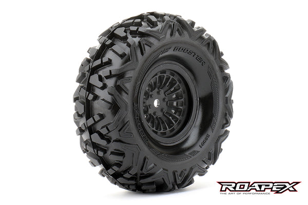 R6001-B Booster Black wheel with 12mm hex mounted