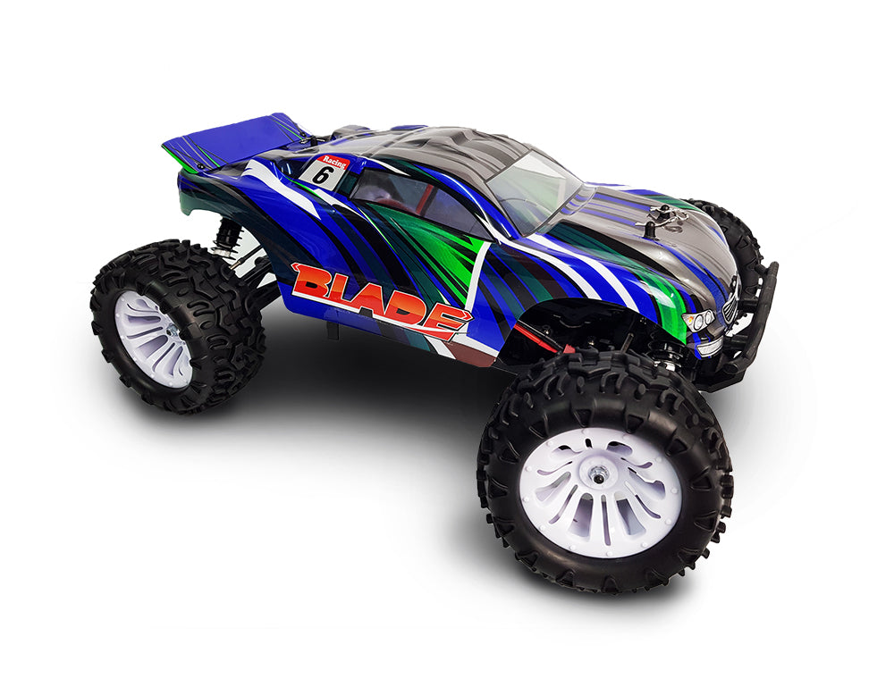 RH-1013 Sword MT Brushless RTR w/ESC, 3650 motor, 7.4V 3250mAH , 2.4G radio, alum shocks, balance Charger, R0099, R0201 River Hobby