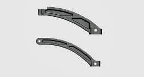 RH-10159 Front/Rear Chassis Plate River Hobby