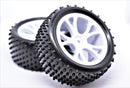 RH-10301W Rear Buggy Tyre Set Spirit (White) River Hobby