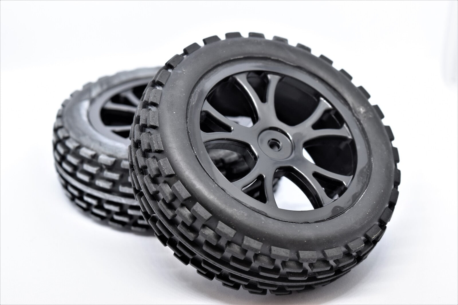 RH-10302B Front Buggy Tyre Set Spirit (Black) River Hobby