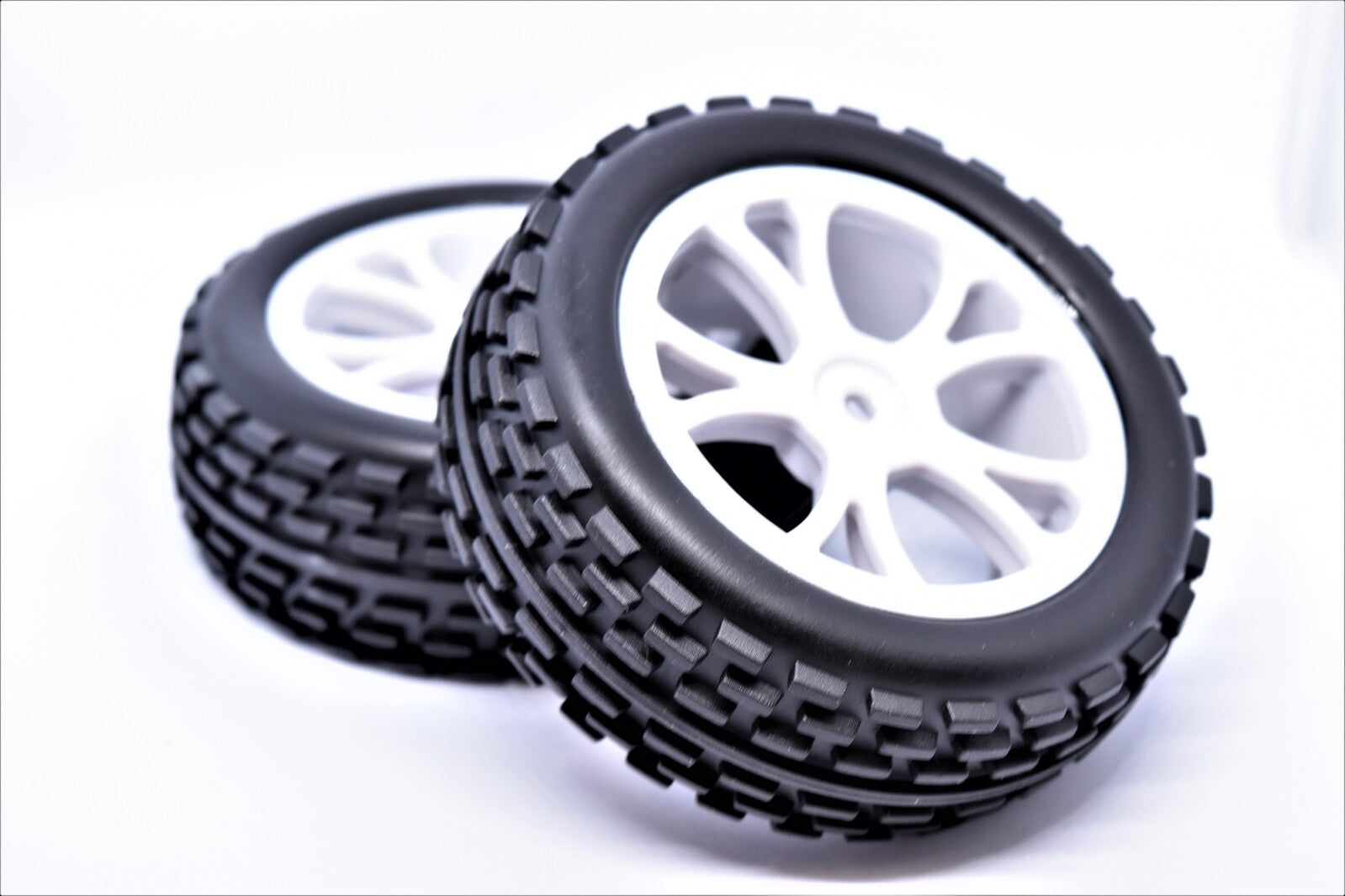 RH-10302W Front Buggy Tyre Set Spirit (White) River Hobby