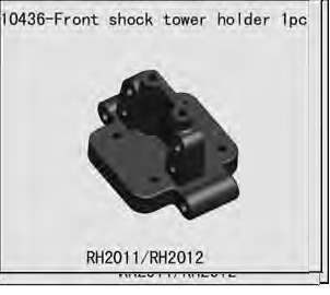 RH-10436 Front shock tower holder