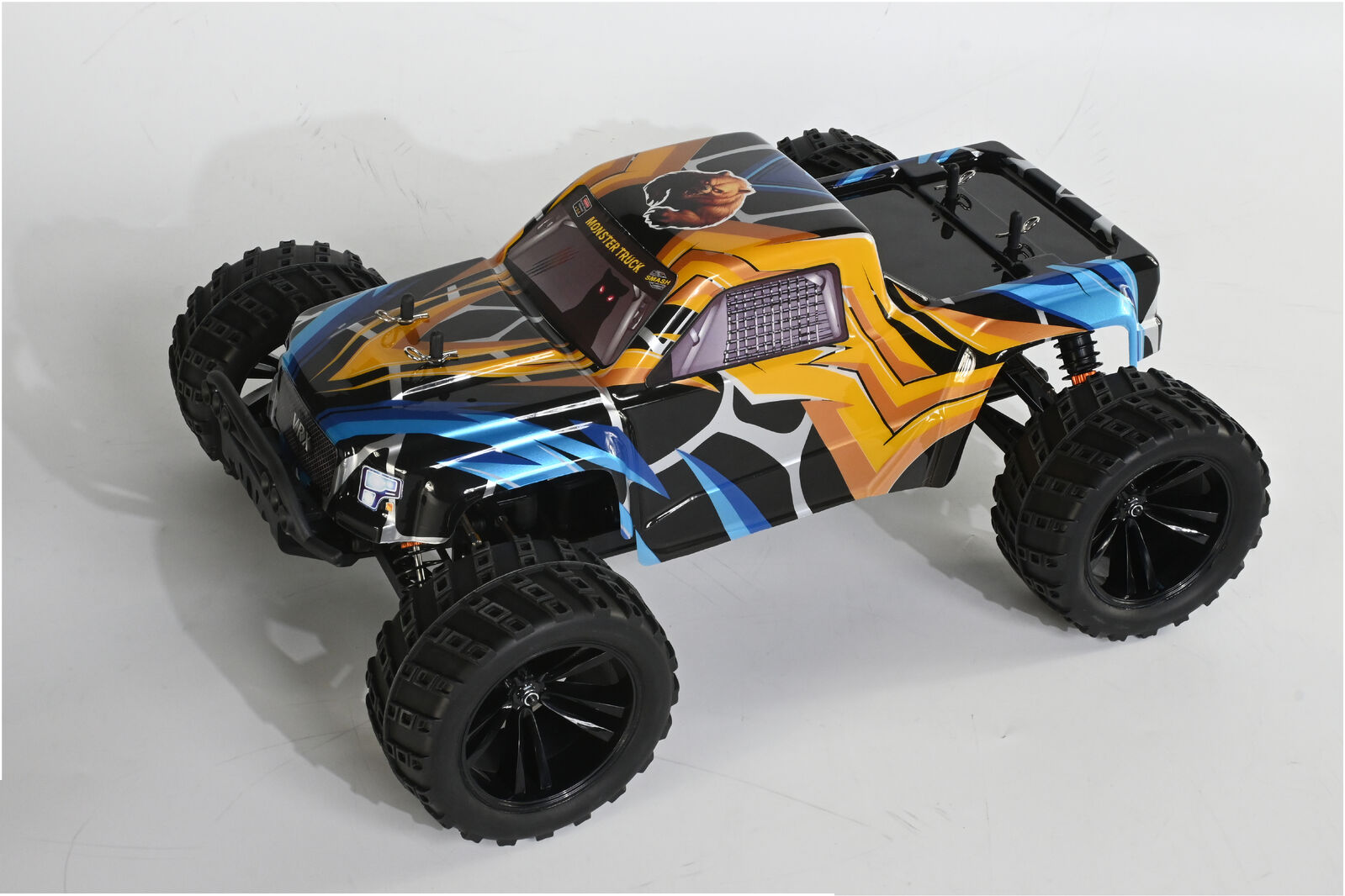 RH-1066 Smash MT Brushless RTR w/ESC, 3650 motor,HW60A/7.4V 3300mAH/FS G4P Radio,including balanced Charger R0361/R0362 River Hobby