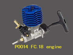RH-P0014 Pullstart Engine .18 w/plug FC