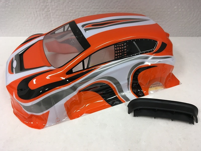 RH-R0171 Hooligan Body - Orange & Black River Hobby