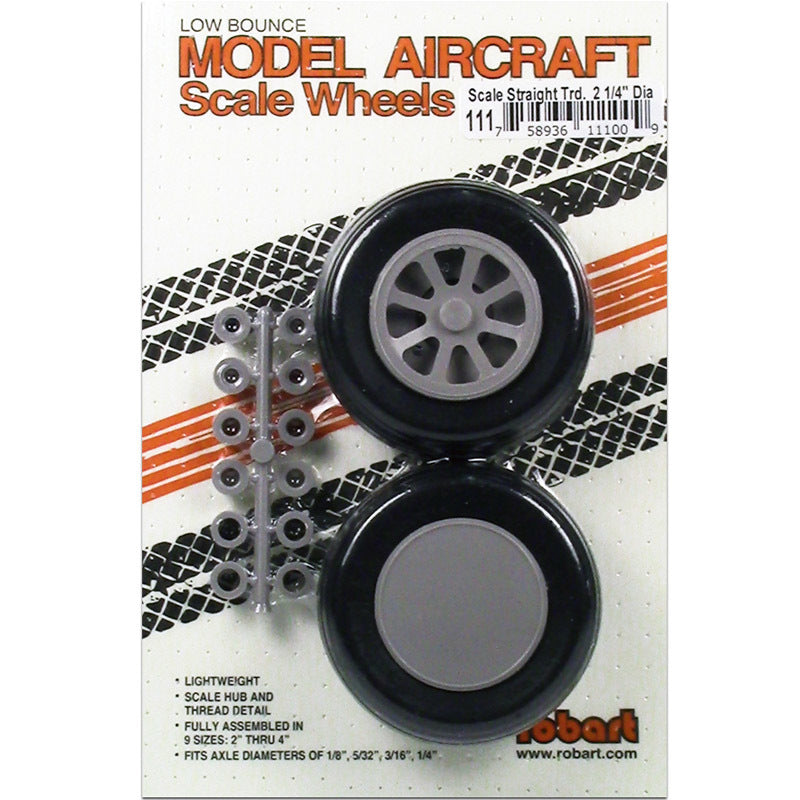ROB-111 Robart 111 Scale Wheels 2.25 S Tread Robart