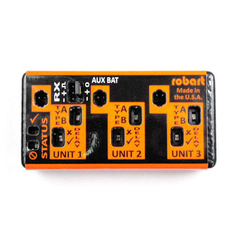 ROB-177 ROBART RETRACT CONTROLLER WITH DELAY SWITCHES. ELECTRIC Robart