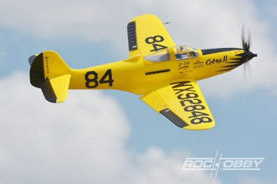 ROC014P P-39 Aircobra 980mm High Speed Yellow PN Roc Hobby