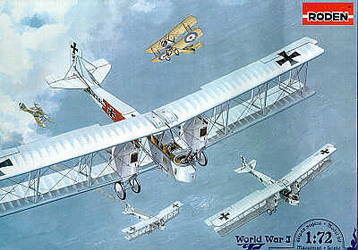 Roden 1/72 GOTHA G.IV Plastic Model Kit
