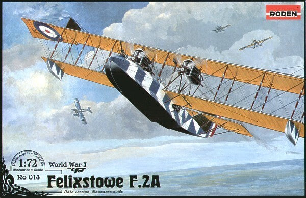 Roden 1/72 FELIXSTOWE F.2A Plastic Model Kit ROD014