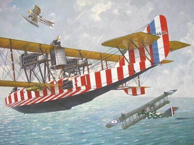 Roden 1/72 FELIXSTOWE F.2A w/upper wing gunner position Plastic Model Kit ROD047