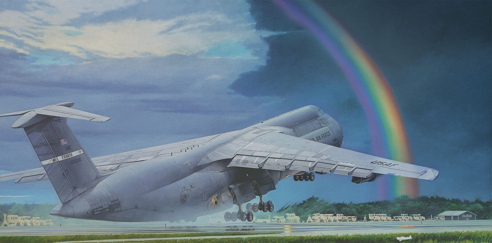 Roden 1/144 C-5B Galaxy Plastic Model Kit