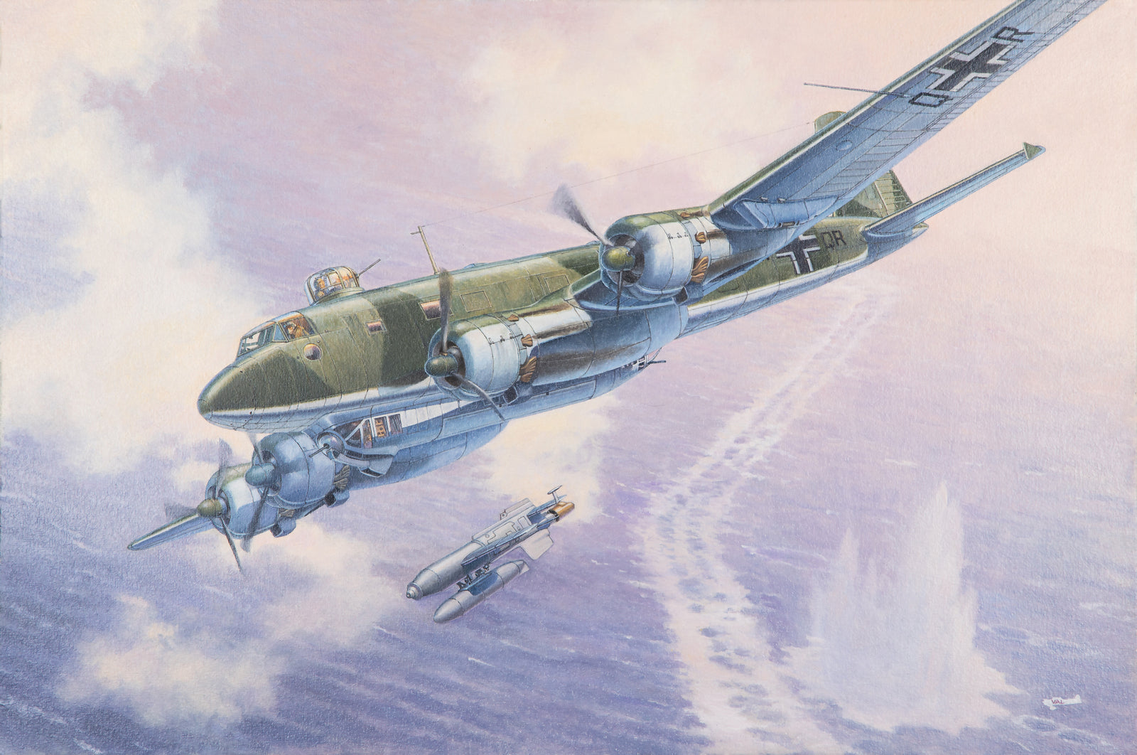 Roden 1/144 Focke-Wulf FW200C-6 Condor Plastic Model Kit