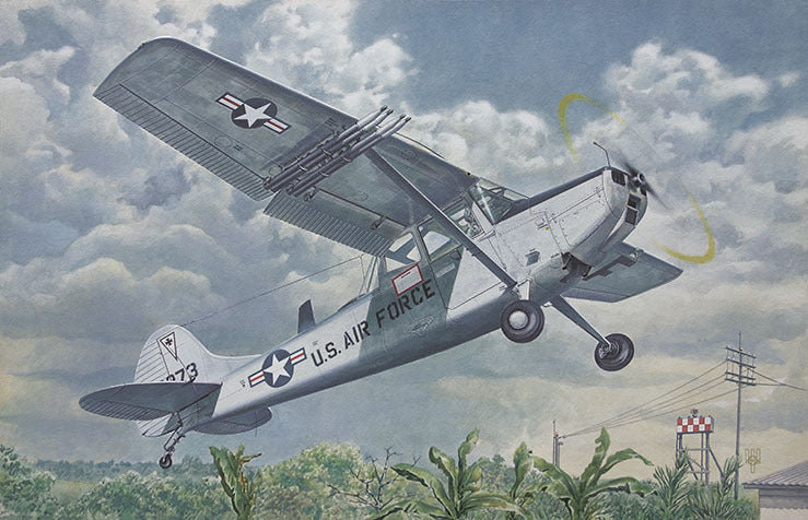 Roden 1/48 L-19/O-1 Bird Dog Plastic Model Kit ROD409