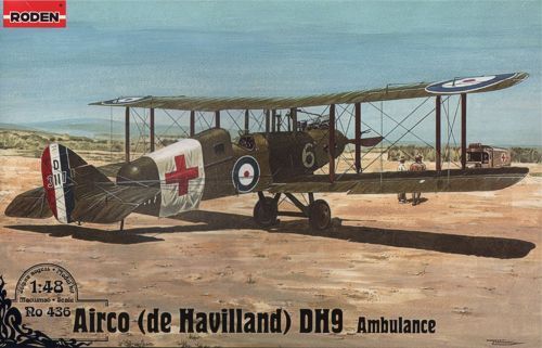 Roden 1/48 De Havilland DH9 (ambulance) Plastic Model Kit ROD436