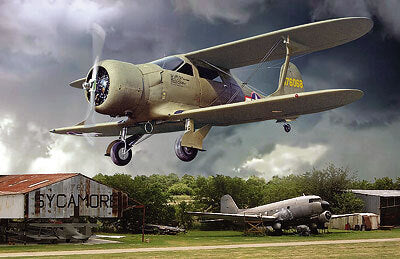 Roden 1/48 Beechcraft UC-43 Traveller Plastic Model Kit ROD442