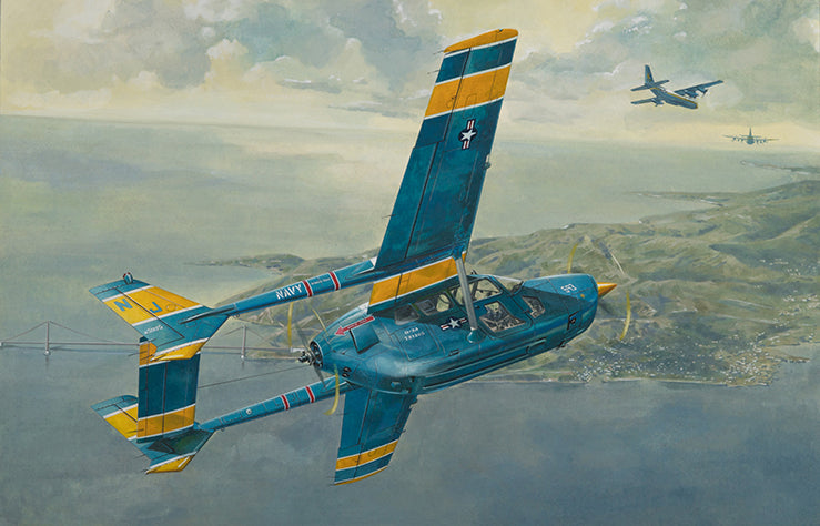 Roden 1/32 O-2A Skymaster US Navy service Plastic Model Kit ROD632