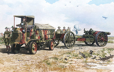 Roden 1/72 FWD Model B 3 ton & BL 8-inch howitzer Mk.VI Plastic Model Kit