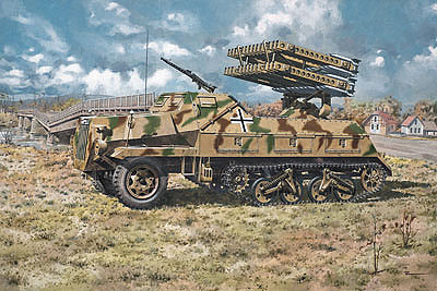 Roden 1/72 Sd.Kfz.4/1 Panzerwerfer 42 (late) Plastic Model Kit