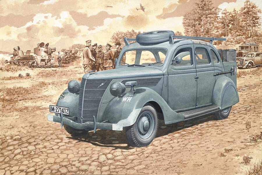 Roden 1/35 Ford V-8-G81A Funkwagen Plastic Model Kit ROD818
